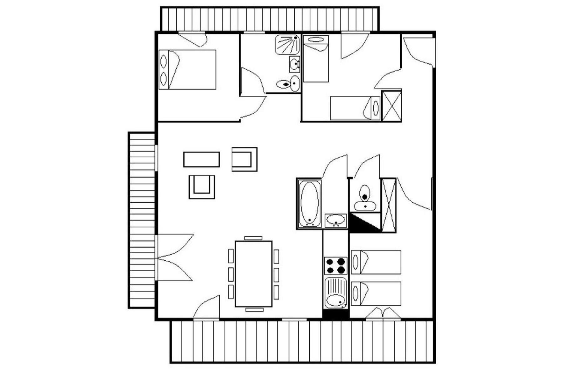 Residence Les Cristaux - Appartement Accueillant & Renove - Proche Des Pistes - Balcon - Sauna - Hammam - Wifi Mae-0254 Saint-Martin-de-Belleville Eksteriør billede